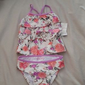 NWT Tommy Bahammas little girls swim suit set